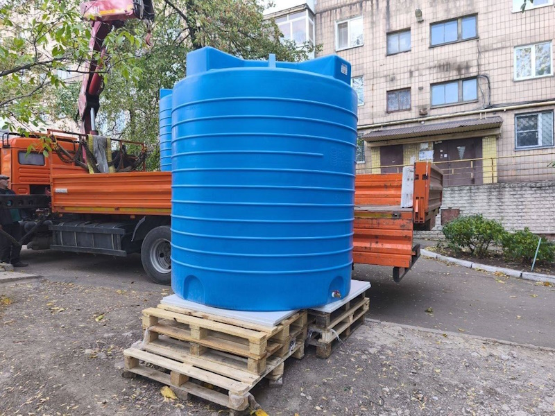 Ускорена установка дополнительных емкостей для воды бытового назначения.